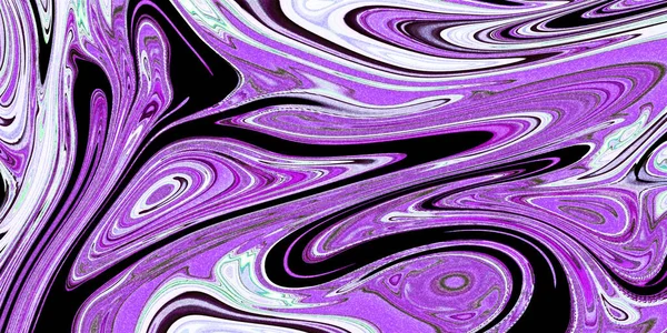 Kolorowe Płyn Sztuki Żywe Kolory Brokat Kolorowe Wiry Płynny Marmur — Zdjęcie stockowe