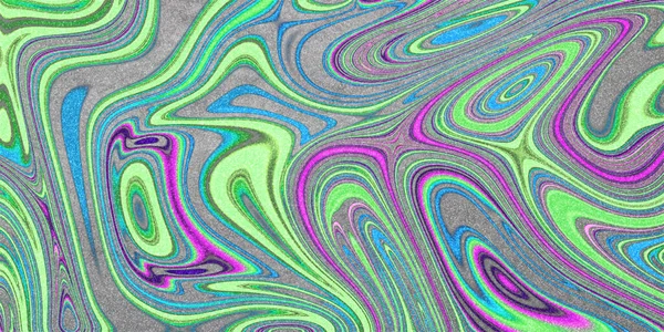 Πολύχρωμο Ρευστό Τέχνης Glitter Πολύχρωμα Μεταλλικά Στροβιλίσματα Στροβιλισμού Φόντο — Φωτογραφία Αρχείου