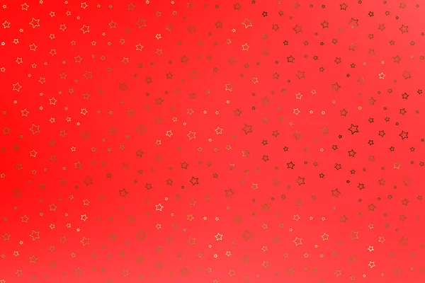 Red Christmas Background Gold Big Small Stars Christmas Decoratio — стокове фото