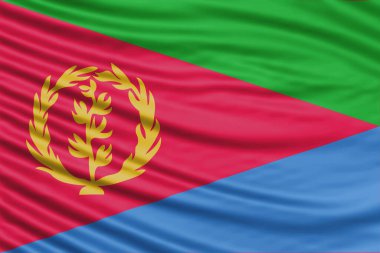 Eritrea Bayrak Dalgası Kapat, Ulusal Bayrak Arkaplanı