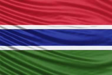 Gambiya Bayrak Dalgası Kapalı, Ulusal Bayrak Arkaplanı