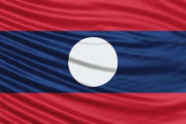 Laos Bayrak Dalgası Kapanışı, ulusal bayrak arkaplanı