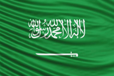 Suudi Arabistan Bayrak Dalgası Ulusal Bayrak Arkaplanı