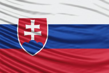 Slovakya Bayrak Dalgası Kapan Ulusal bayrak arkaplanı