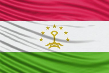 Tacikistan Bayrak Dalgası Ulusal Bayrak Arkaplanı