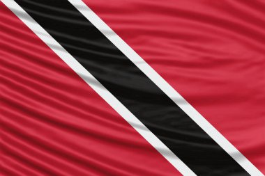 Trinidad ve Tobago Bayrak Dalgası Ulusal Bayrak Arkaplanı