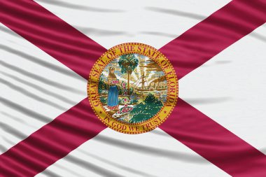 Florida Eyaleti Bayrak Dalgası Kapatma, Florida bayrağı arka planı