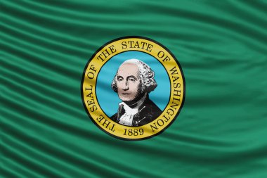 Washington eyaleti Bayrak Dalgası Kapatma, Washington bayrağı arka planı