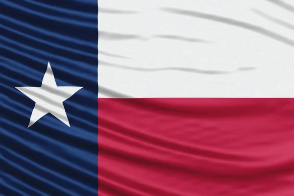 Texas State Flag Wave Close Texas Flag Background — стокове фото