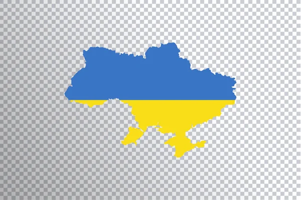 우크라이나 지도에 — 스톡 사진