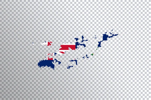 Britská Vlajka Mapě Průhledné Pozadí Stezka Oříznutí — Stock fotografie
