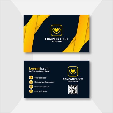 Temiz profesyonel kart şablonu