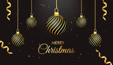 Gerçekçi unsurlara sahip Noel arkaplanı