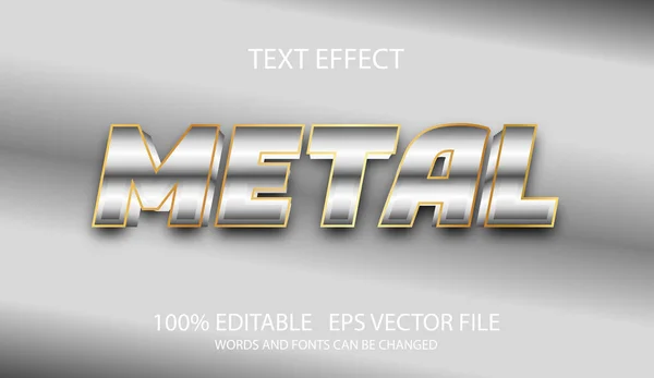 Editable Text Effect New Modern Style 100 Editable Easy Use — Vetor de Stock