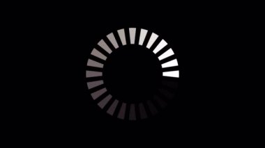 animasyon - çember simgesi yükleme gif, ekran gif, yükleme videosu, spin gif, video yükleme animasyonu, video yükleme, siyah arkaplan