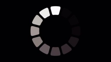 animasyon - çember simgesi yükleme gif, ekran gif, yükleme videosu, spin gif, video yükleme animasyonu, video yükleme, siyah arkaplan