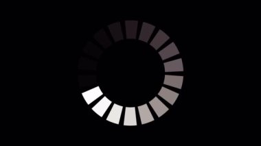 animasyon - çember simgesi yükleme gif, ekran gif, yükleme videosu, spin gif, video yükleme animasyonu, video yükleme, siyah arkaplan
