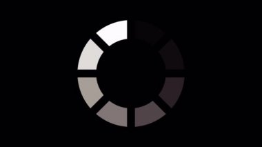 animasyon - çember simgesi yükleme gif, ekran gif, yükleme videosu, spin gif, video yükleme animasyonu, video yükleme, siyah arkaplan