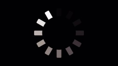 animasyon - çember simgesi yükleme gif, ekran gif, yükleme videosu, spin gif, video yükleme animasyonu, video yükleme, siyah arkaplan