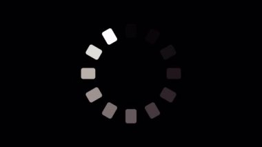 animasyon - çember simgesi yükleme gif, ekran gif, yükleme videosu, spin gif, video yükleme animasyonu, video yükleme, siyah arkaplan