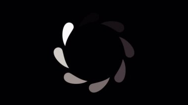 animasyon - çember simgesi yükleme gif, ekran gif, yükleme videosu, spin gif, video yükleme animasyonu, video yükleme, siyah arkaplan