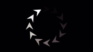 animasyon - çember simgesi yükleme gif, ekran gif, yükleme videosu, spin gif, video yükleme animasyonu, video yükleme, siyah arkaplan