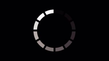 animasyon - çember simgesi yükleme gif, ekran gif, yükleme videosu, spin gif, video yükleme animasyonu, video yükleme, siyah arkaplan