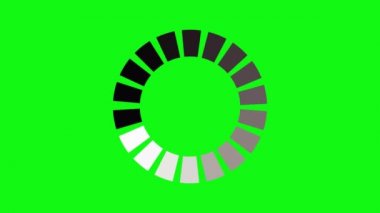 animasyon - çember simgesi yükleme gif, ekran gif, yükleme videosu, spin gif, video yükleme animasyonu, video yükleme, yeşil arkaplan