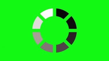 animasyon - çember simgesi yükleme gif, ekran gif, yükleme videosu, spin gif, video yükleme animasyonu, video yükleme, yeşil arkaplan