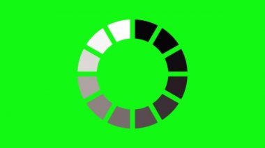 animasyon - çember simgesi yükleme gif, ekran gif, yükleme videosu, spin gif, video yükleme animasyonu, video yükleme, yeşil arkaplan