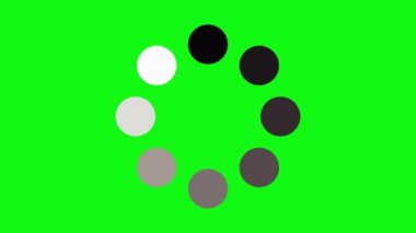 animasyon - çember simgesi yükleme gif, ekran gif, yükleme videosu, spin gif, video yükleme animasyonu, video yükleme, yeşil arkaplan