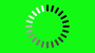 animasyon - çember simgesi yükleme gif, ekran gif, yükleme videosu, spin gif, video yükleme animasyonu, video yükleme, yeşil arkaplan