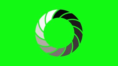 animasyon - çember simgesi yükleme gif, ekran gif, yükleme videosu, spin gif, video yükleme animasyonu, video yükleme, yeşil arkaplan