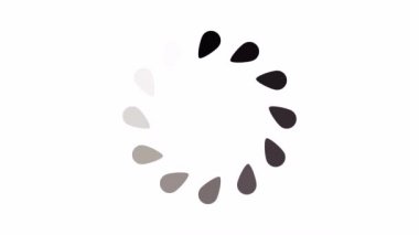 animasyon - çember simgesi yükleme gif, ekran gif, yükleme videosu, spin gif, video yükleme animasyonu, video yükleme, beyaz arkaplan