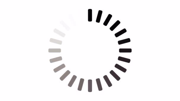 Animation Lastning Cirkel Ikon Lastning Gif Lastning Skärm Gif Lastning — Stockvideo