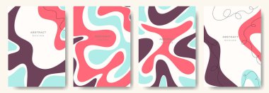 Geometrik şekil ve çizgilerle soyut arkaplan