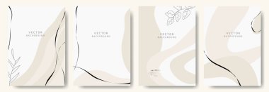 Soyut arka planlar dizisi. vektör illüstrasyonu.