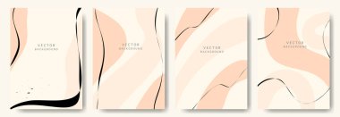 Soyut arka planlar dizisi. vektör illüstrasyonu.