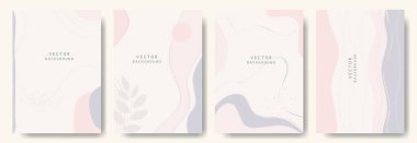 Elle çizilmiş suluboya elementlerle soyut bir arkaplan. vektör illüstrasyonu.