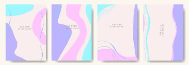 Renkli gradyan ile soyut arkaplan. Tasarımınız için vektör illüstrasyonu