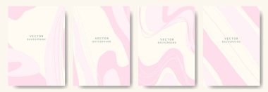 Modern soyut örtüler. cool gradient şekilleri bileşimi, vektör boyası dokusu.