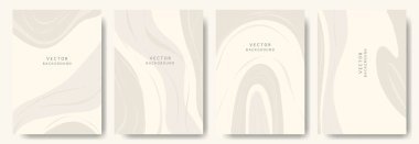Modern soyut kapaklar, afişler, el ilanları ve diğer unsurlar. vektör illüstrasyonu