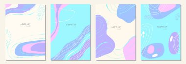 Soyut arka planlar dizisi. vektör illüstrasyonu.