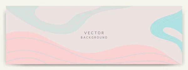 Abstrakter Hintergrund Mit Welligen Linien Vektorillustration — Stockvektor