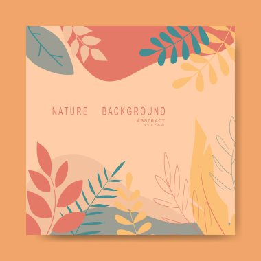 İlkbahar için bir arkaplan vektör illüstrasyonu