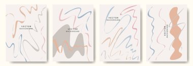 Sıvı şekilli soyut bir arkaplan. vektör illüstrasyonu