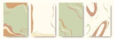 El çizimi kağıt kesme dalgasıyla soyut bir arkaplan. vektör illüstrasyonu