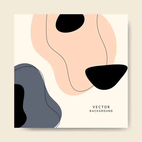 Fondo Abstracto Con Líneas Dibujadas Mano Ilustración Vectorial — Vector de stock