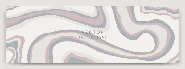 Abstrakter Hintergrund Mit Fließenden Formen Vektorillustration — Stockvektor