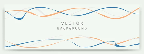 Abstrakter Hintergrund Mit Bunten Linien Vektorillustration — Stockvektor